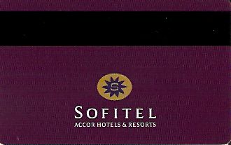 Hotel Keycard Sofitel Paris France Back