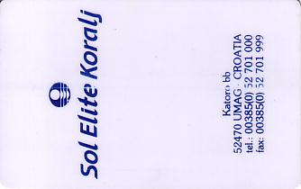 Hotel Keycard Sol Melia - Sol Inn Umag Croatia Front