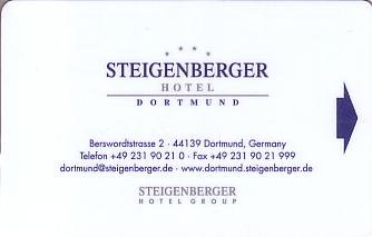Hotel Keycard Steigenberger Dortmund Germany Front