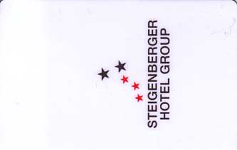 Hotel Keycard Steigenberger Dresden Germany Front