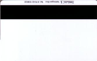 Hotel Keycard Steigenberger Dessau Germany Back