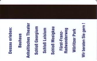 Hotel Keycard Steigenberger Dessau Germany Back
