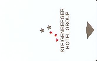 Hotel Keycard Steigenberger Duesseldorf Germany Front