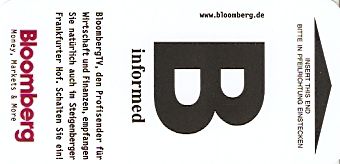 Hotel Keycard Steigenberger Frankfurt Germany Front