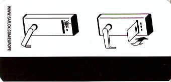 Hotel Keycard Steigenberger Frankfurt Germany Back