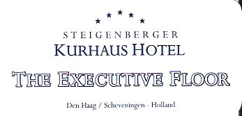 Hotel Keycard Steigenberger The Hague Netherlands Front