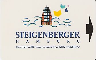 Hotel Keycard Steigenberger Hamburg Germany Front