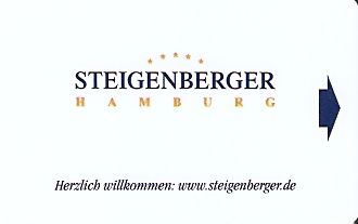 Hotel Keycard Steigenberger Hamburg Germany Front