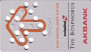 Hotel Keycard Swissotel Istanbul Turkey Front