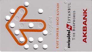 Hotel Keycard Swissotel Istanbul Turkey Front