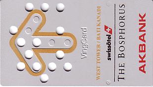 Hotel Keycard Swissotel Istanbul Turkey Front