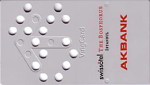 Hotel Keycard Swissotel Istanbul Turkey Front