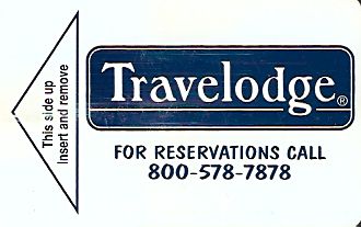 Hotel Keycard Travelodge Generic Front