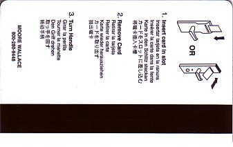 Hotel Keycard Best Western Generic Back