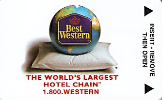 Hotel Keycard Best Western Generic Front