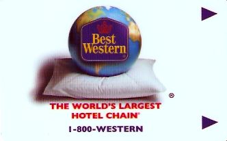Hotel Keycard Best Western Generic Front