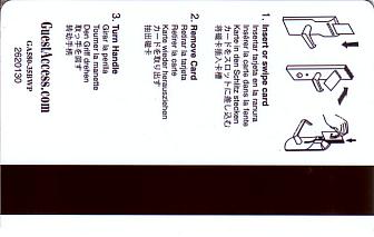 Hotel Keycard Best Western Generic Back