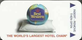 Hotel Keycard Best Western Generic Front