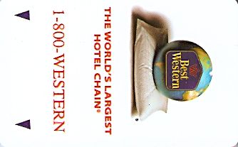 Hotel Keycard Best Western Generic Front