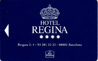 Hotel Keycard Best Western Barcelona Spain Front