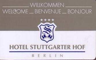 Hotel Keycard Best Western Berlin Germany Front
