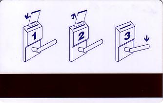 Hotel Keycard Best Western Budapest Hungary Back