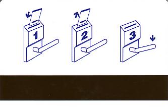 Hotel Keycard Best Western Budapest Hungary Back
