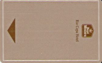 Hotel Keycard Best Western Copacabana Brazil Front