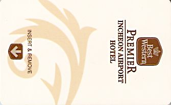 Hotel Keycard Best Western Incheon Korea Front