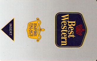 Hotel Keycard Best Western Istanbul Turkey Front