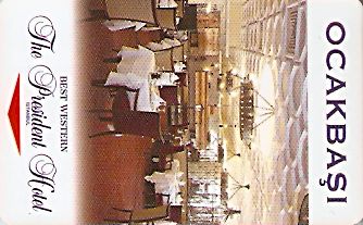 Hotel Keycard Best Western Istanbul Turkey Front