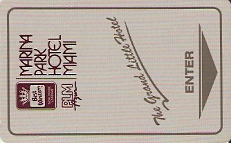 Hotel Keycard Best Western Miami U.S.A. Front