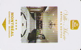 Hotel Keycard Best Western Montreal Canada Front
