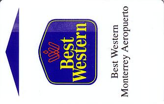 Hotel Keycard Best Western Monterrey Mexico Front