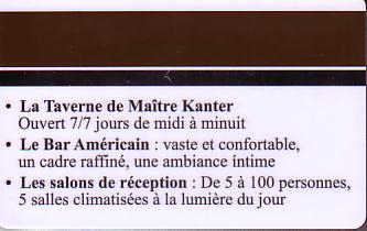 Hotel Keycard Best Western Reims France Back