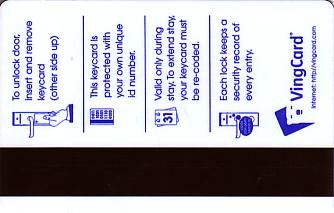 Hotel Keycard Best Western Sofia Bulgaria Back