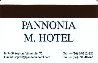 Hotel Keycard Best Western Sopron Hungary Back