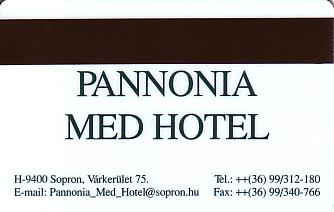 Hotel Keycard Best Western Sopron Hungary Back