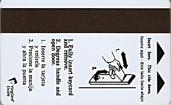 Hotel Keycard Camino Real Cuernavaca Mexico Back