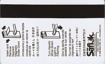Hotel Keycard Camino Real Mexico City Mexico Back