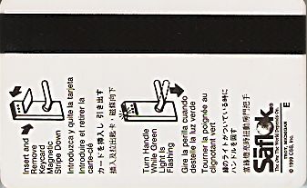 Hotel Keycard Camino Real Mexico City Mexico Back
