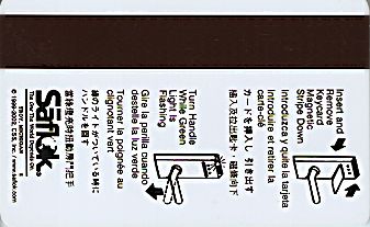 Hotel Keycard Camino Real Mexico City Mexico Back