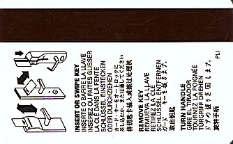 Hotel Keycard Choice Hotels Generic Back