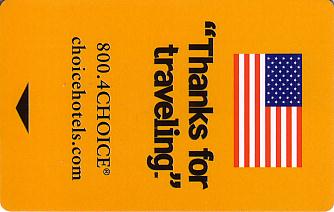 Hotel Keycard Choice Hotels Generic Front