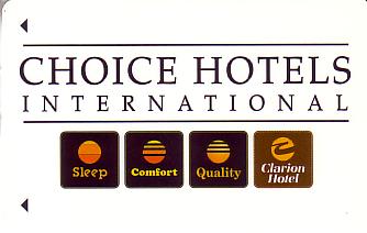 Hotel Keycard Choice Hotels Generic Front