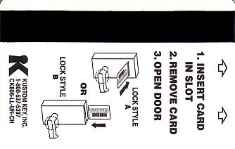 Hotel Keycard Choice Hotels Generic Back