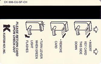 Hotel Keycard Choice Hotels Generic Back