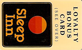 Hotel Keycard Choice Hotels Generic Front