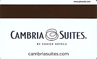 Hotel Keycard Choice Hotels Generic Back