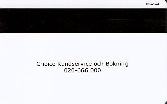 Hotel Keycard Choice Hotels  Denmark Back